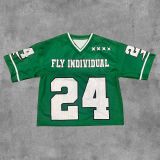 Men's Plus Size Loose V-neck Sports T-shirt GYCF-9245