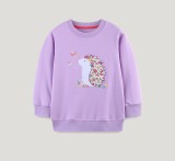 EVE Kid Gril's Cartoon Embroidery Long Sleeve Sweatshirt GASD-8230