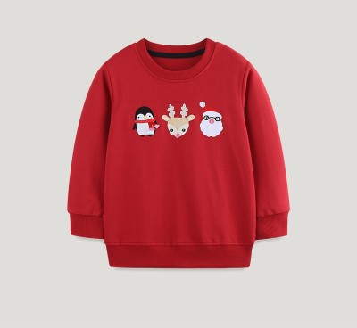 EVE Kids Print Long Sleeve Loose Knits Sweatshirt GASD-8267