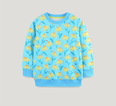 EVE Kids Girl's Long Sleeve Floral Printed Tops GASD-8231