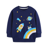 EVE Kids Fashion Long Sleeve Print Sweatshirt GASD-8275