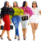 EVE Sexy V Neck Long Sleeve Tops CYA-901418