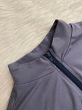 EVE Solid Color Zipper Hoodie Pants 2 Piece Set LSD-2236