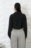 EVE Solid Color Long Sleeve Shirt XHXF-969