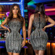 EVE Sleeveless Slim Hot Drill Midi Dress BY-7071