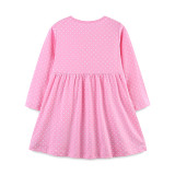 EVE Kids Girls Embroidered Polka Dot Dress GASD-1555