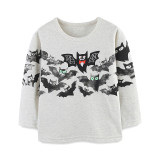 EVE Kids Boys Halloween Bat Print T-Shirt GASD-5389