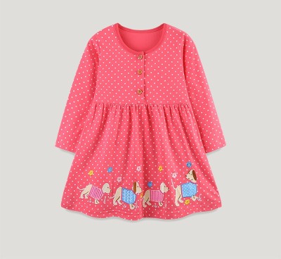 EVE Kids Girls Print Polka Dot Princess Dress GASD-1559