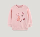 EVE Kids Girls Rabbit Embroidered O Neck Sweatshirt GASD-8234