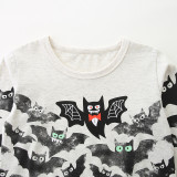 EVE Kids Boys Halloween Bat Print T-Shirt GASD-5389