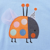EVE Kids Girls Color Block Embroidery Pullover GASD-8266