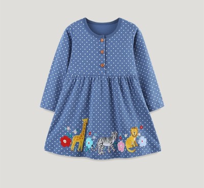 EVE Kids Girl's Polka Dot Embroidered Princess Dress GASD-1560