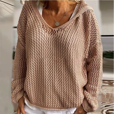 EVE Hooded Loose Sweater Sunscreen Clothing GBLH-6039#