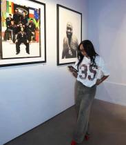 EVE Pre Order: About 7 work days shipping Letter Print Loose V Neck Top YUEM-100108