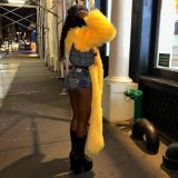 EVE Thickened Faux Fur Long Coat Jacket YNSF-2658
