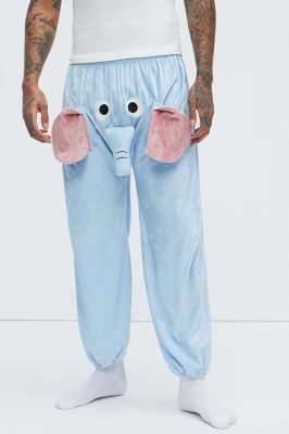 EVE Sport Elephant Loose Velour Pants MUE-0238