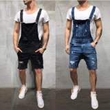 EVE Men's Holes Washed Denim Back Shorts GDMY-919
