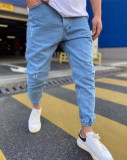 EVE Men's Casual Denim Holes Solid Jean GDMY-2015