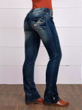 EVE Fashion Embroidered Slim Straight Jeans GDMY-3006