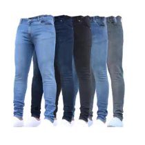 EVE Men's Plus Size Casual Denim Tight Jeans GDMY-1083