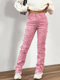EVE Rubbed Side Stacked Straight Jean GDMY-CK3018