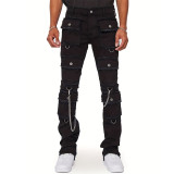EVE Men's Multi-pocket Straight Jeans GDMY-CK3010