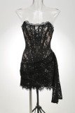EVE Lace Tight Pleated Mini Dress YUEM-Y100112