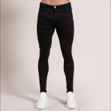 EVE Men's Solid Color Wased Pencil Jeans GDMY-1957