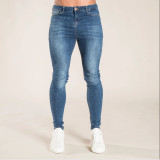 EVE Men's Solid Color Wased Pencil Jeans GDMY-1957