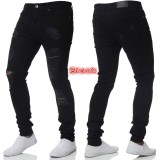 EVE Men's Holes High Waist Pencil Jeans GDMY-1082