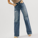 EVE Fashion High Waist Wide Leg Jeans GDMY-1801