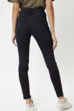 EVE Black Single Breasted High Waist Jeans GDMY-1673