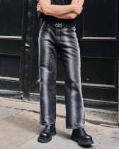 EVE Men's Denim Washed Straight Jeans GDMY-1301