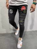 EVE Men's Emblem Patchowork Pencil Jeans GDMY-1925