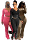 EVE Fashion Hooded Long Sleeve Flare Pants 2 Piece Set CH-HR24063