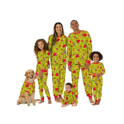 EVE Christmas Print Casual Pajamas Parent-Child Suit GSGS-0701