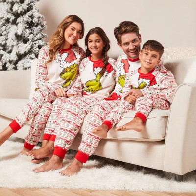EVE Christmas Printed Parent-Child Pajama Set GSGS-0696