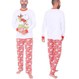 EVE Christmas Print Pajamas Parent-Child Family Suit GSGS-0695