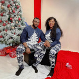 EVE Christmas Print Parent-Child Family Longewear Suit GSGS-0707