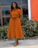 EVE Short Sleeve Tops And Long Skirts Two Piece Set GCNE-7536