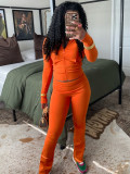 EVE Sport Tight Zipper Flare Sleeve Padded Suit CH-24066