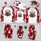 EVE Christmas Print Long Sleeve Loungewear Plaid Pajama Set GFTM-JJF32-9