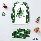 EVE Christmas Print Plaid Patchwork Loungewear Parent-child Set GFTM-JJF32-889
