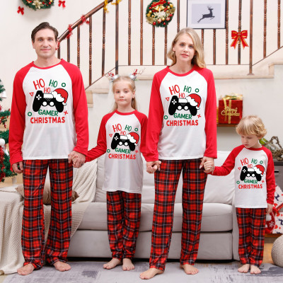 EVE Christmas Printed Long Sleeve Parent-Child Pajama Set GFTM-JJF107-5