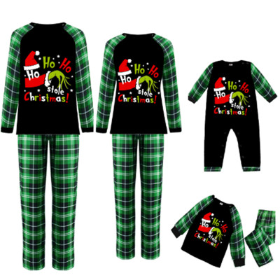 EVE Christmas Print Homewear Long Sleeve Pajama Set GFTM-JJF33-GLQ146