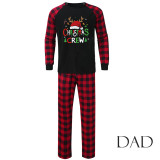 EVE Christmas Hat Print Parent-Child Pajama Set GFTM-JJFA01-523
