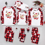 EVE Christmas Print Long Sleeve Loungewear Plaid Pajama Set GFTM-JJF32-9
