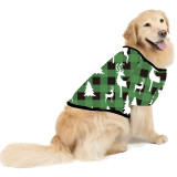 EVE Christmas Printed Color Block Long Sleeve Parent-Child Set GFTM-JJF32-2221