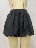 EVE Solid Color Ultra Short Bubble Skirt LSD-2308