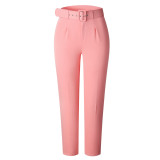 EVE Plus Size Casual Slim Solid Color Trouser GCZF-P01A-C2